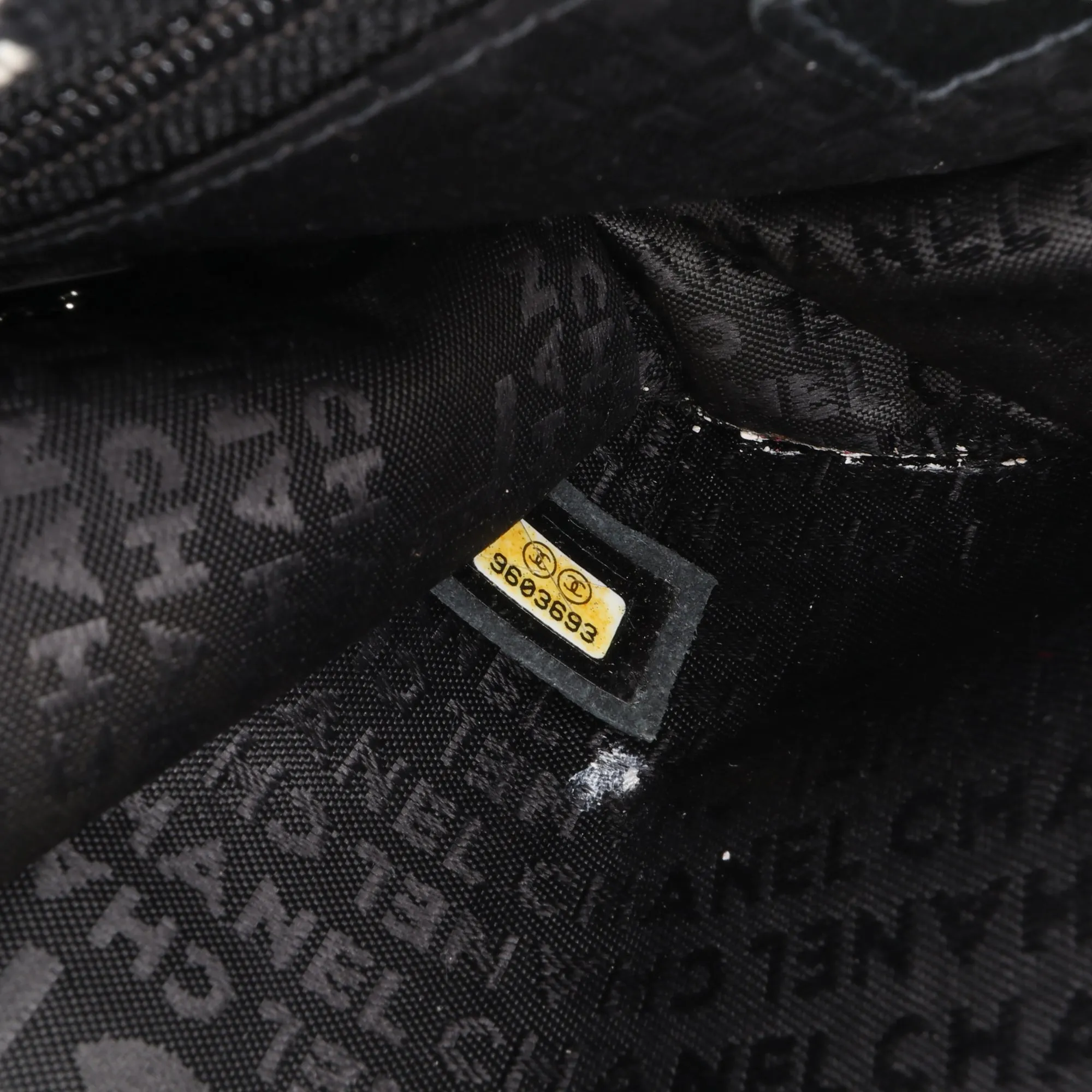 Mini Woven Patent and Tweed Chessboard Single Flap