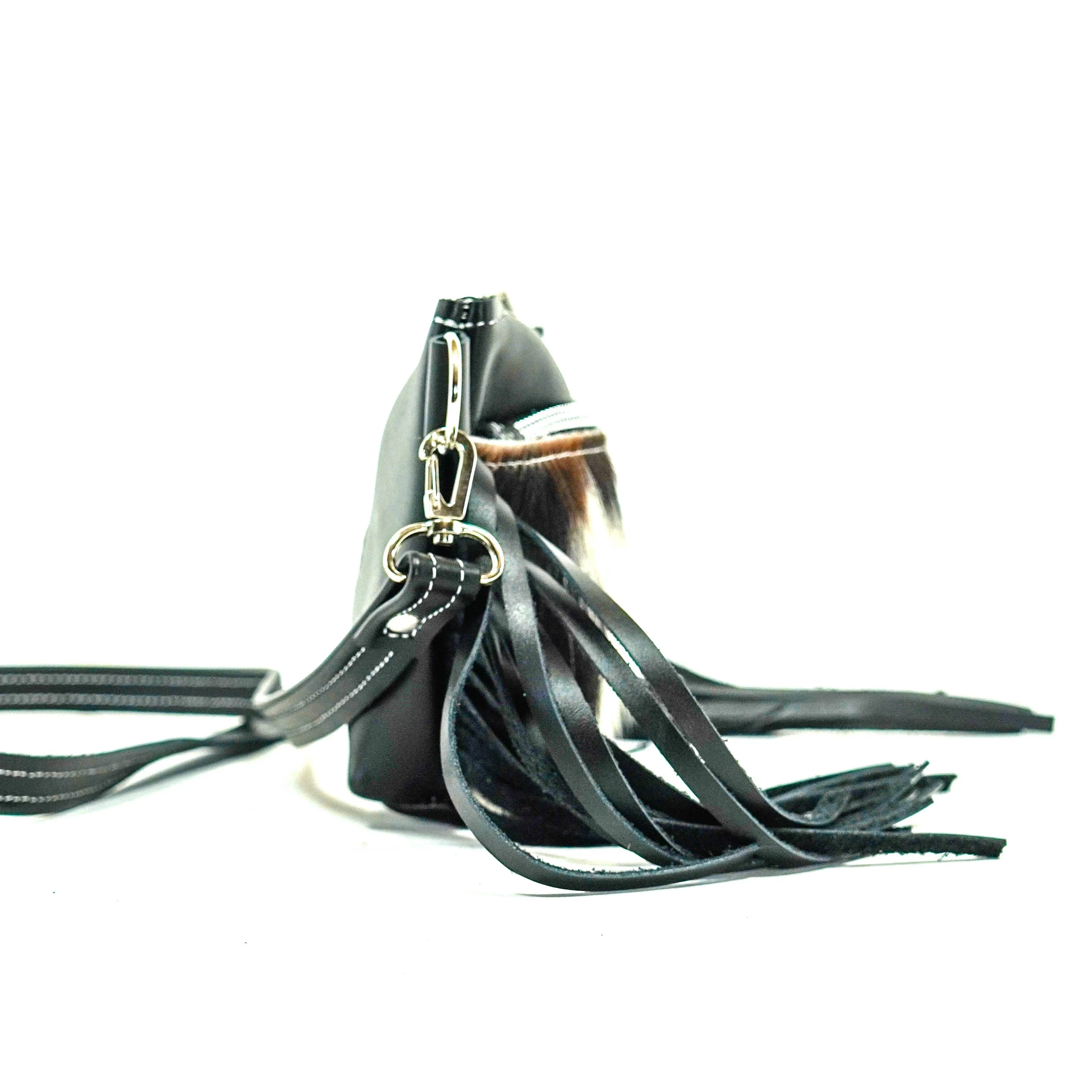 Miss Kitty - Tricolor w/ Black Leather
