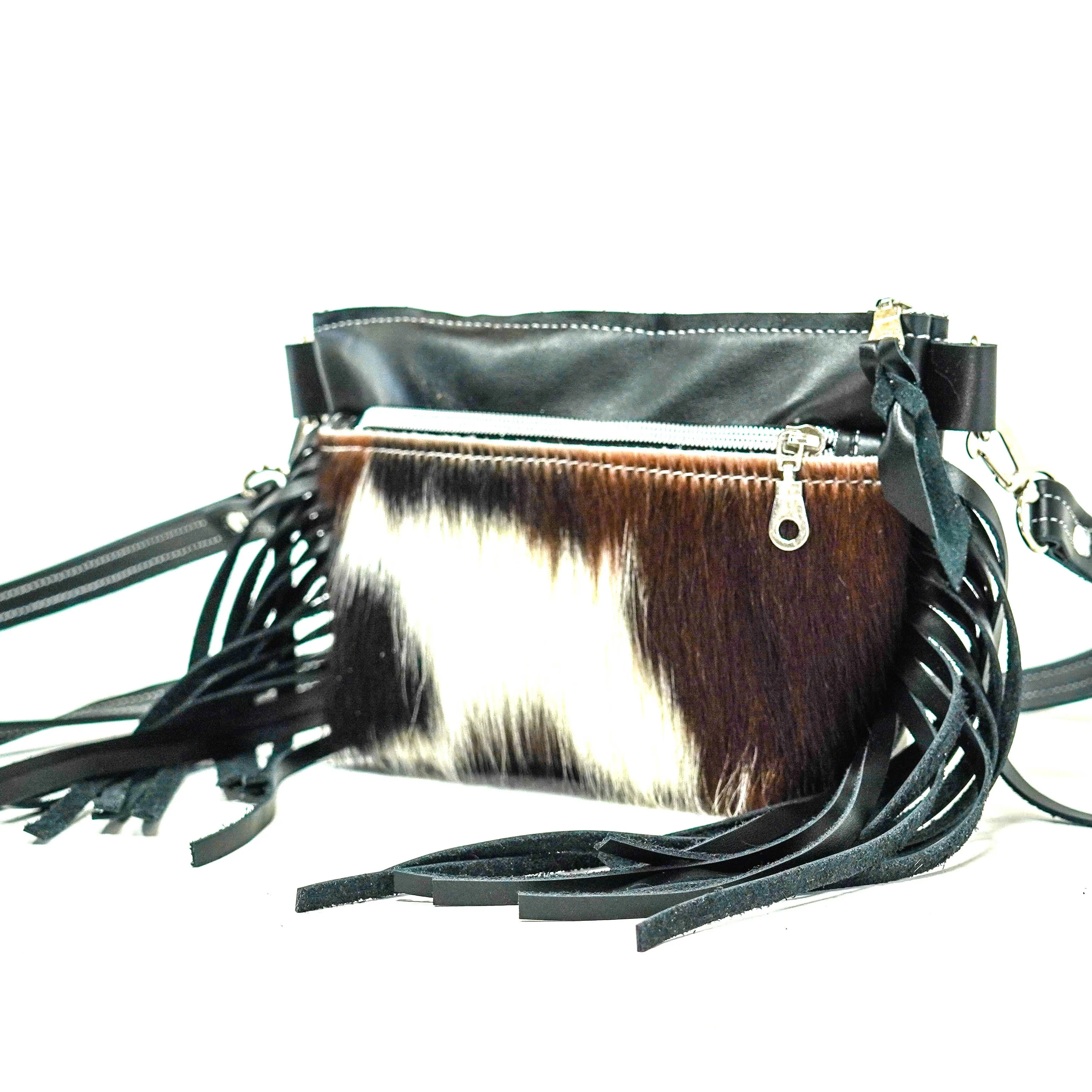 Miss Kitty - Tricolor w/ Black Leather