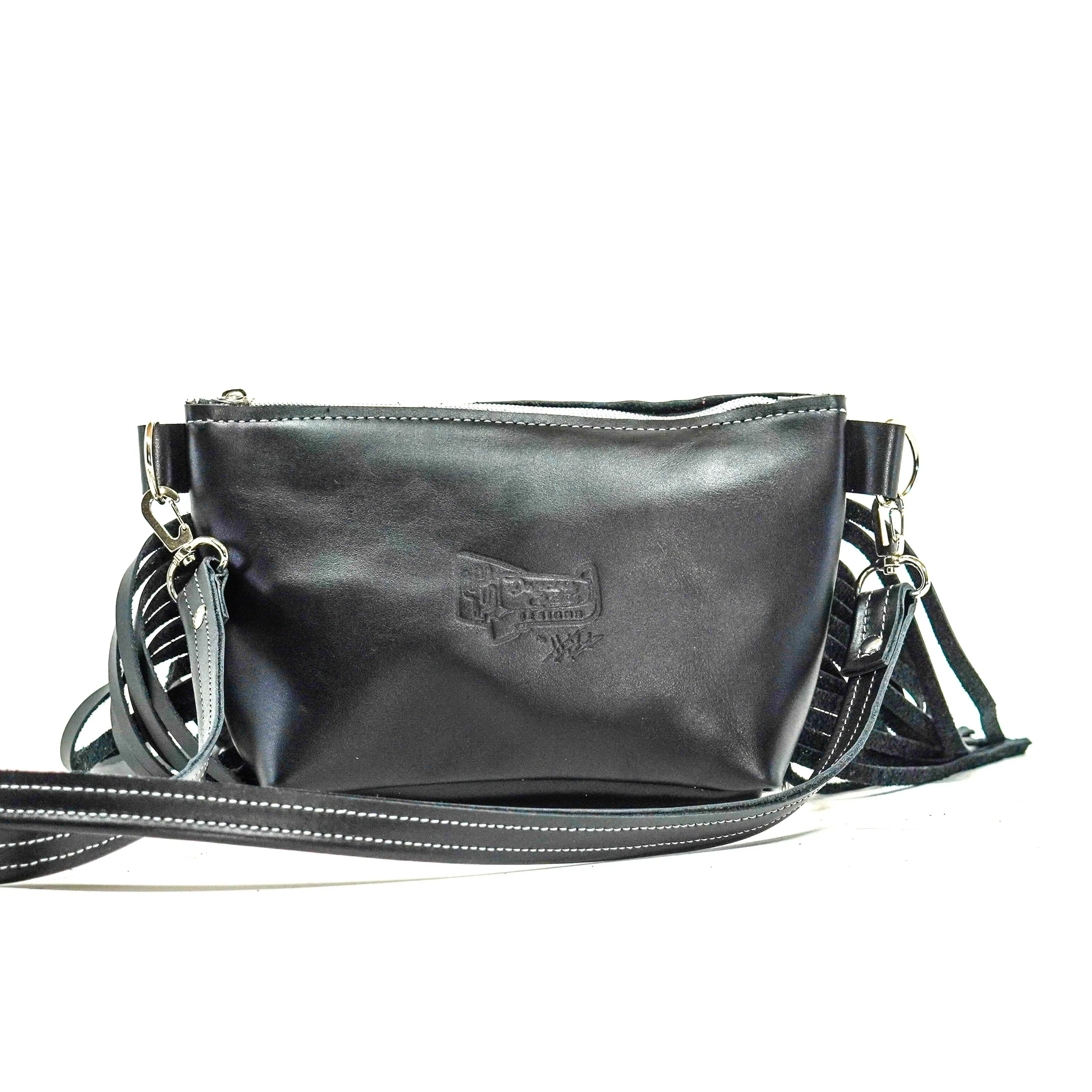 Miss Kitty - Tricolor w/ Black Leather