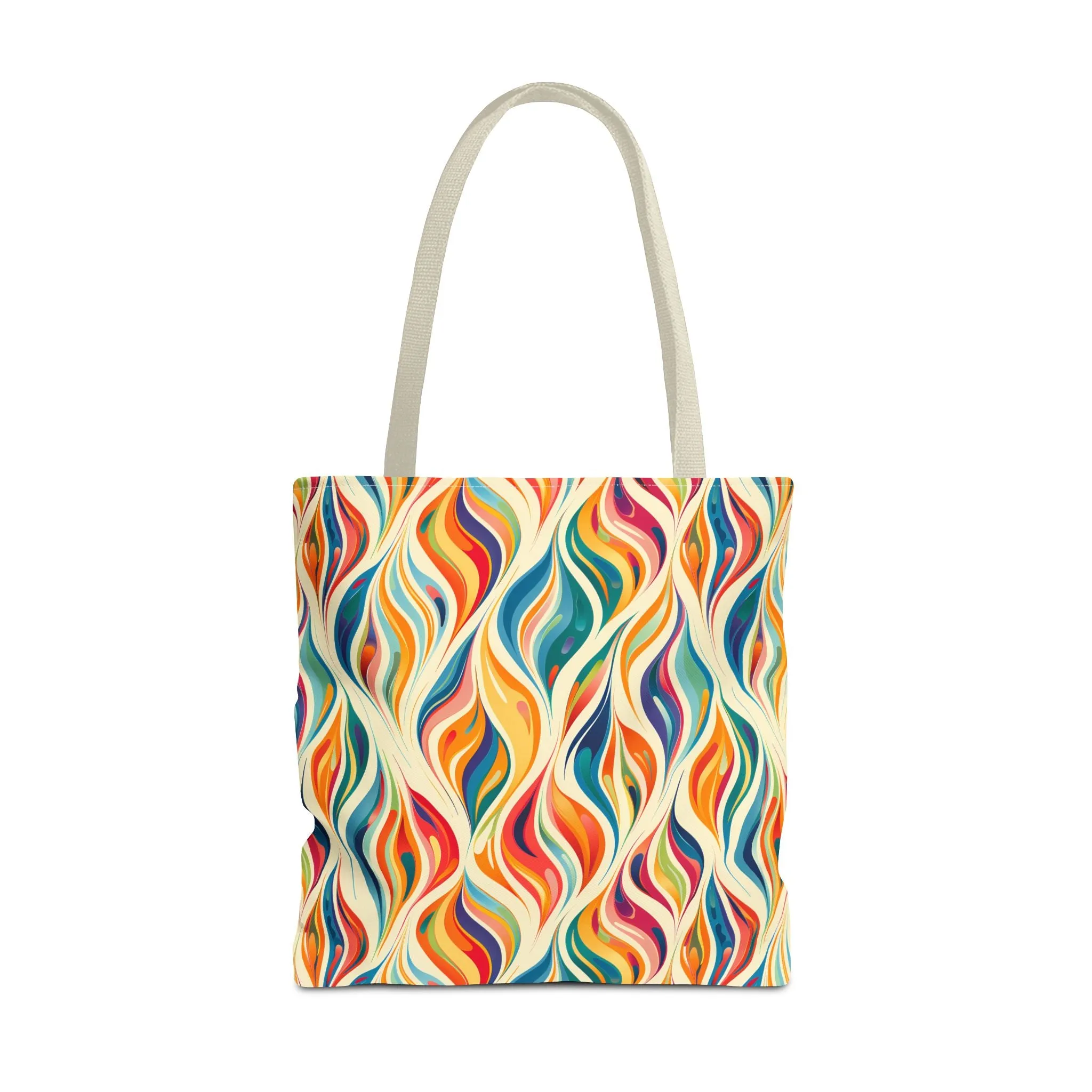 Modern Art Flames Tote Bag - Carry Our Modern Art Tote to Set Your Style Ablaze! Available in 3 sizes.