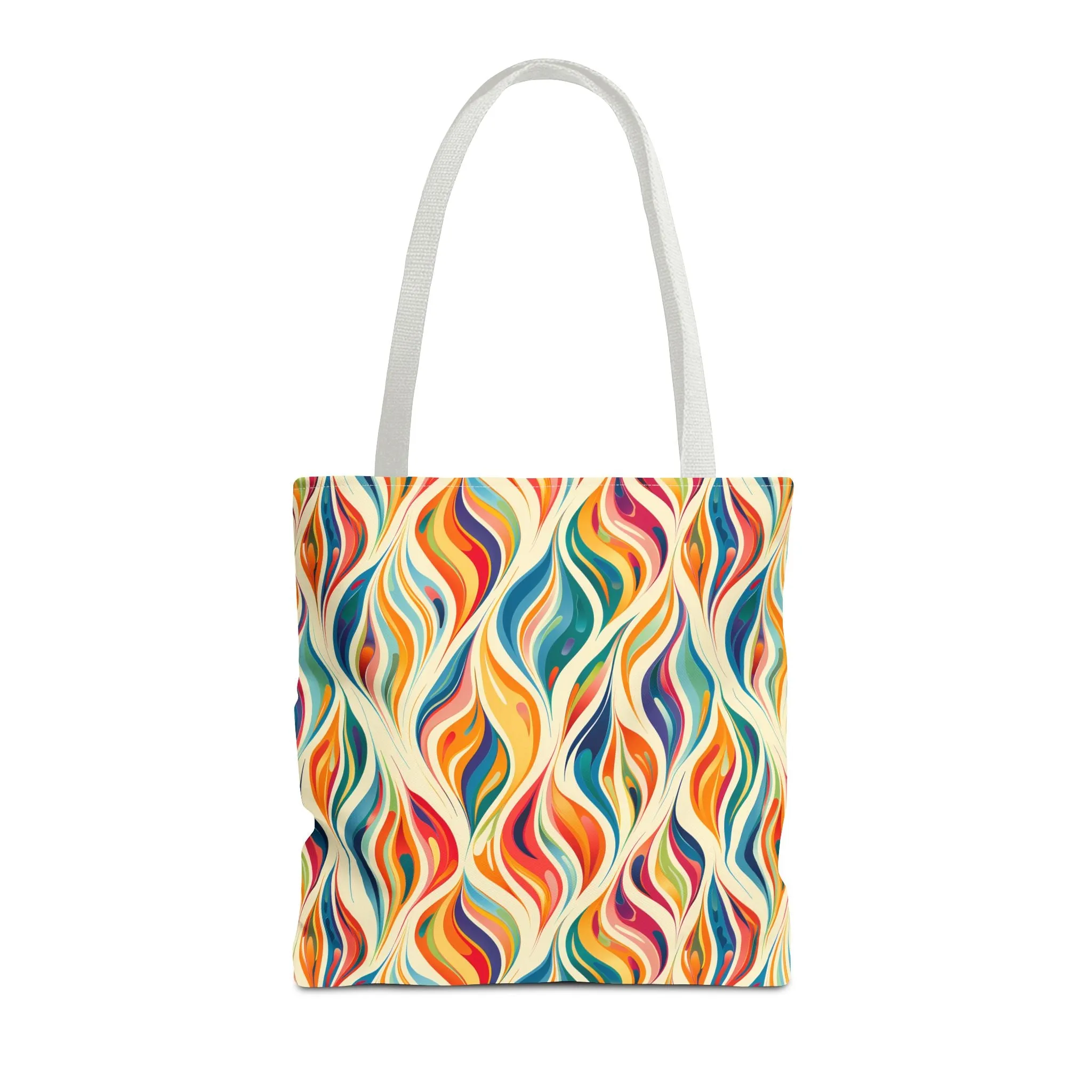 Modern Art Flames Tote Bag - Carry Our Modern Art Tote to Set Your Style Ablaze! Available in 3 sizes.