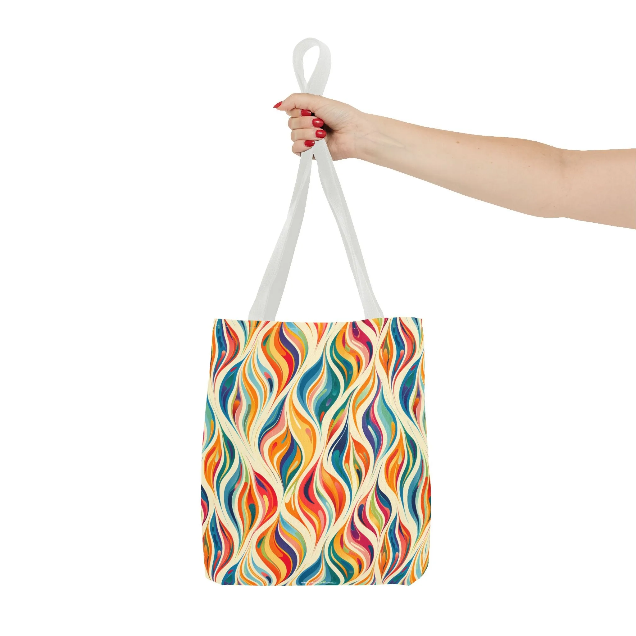 Modern Art Flames Tote Bag - Carry Our Modern Art Tote to Set Your Style Ablaze! Available in 3 sizes.