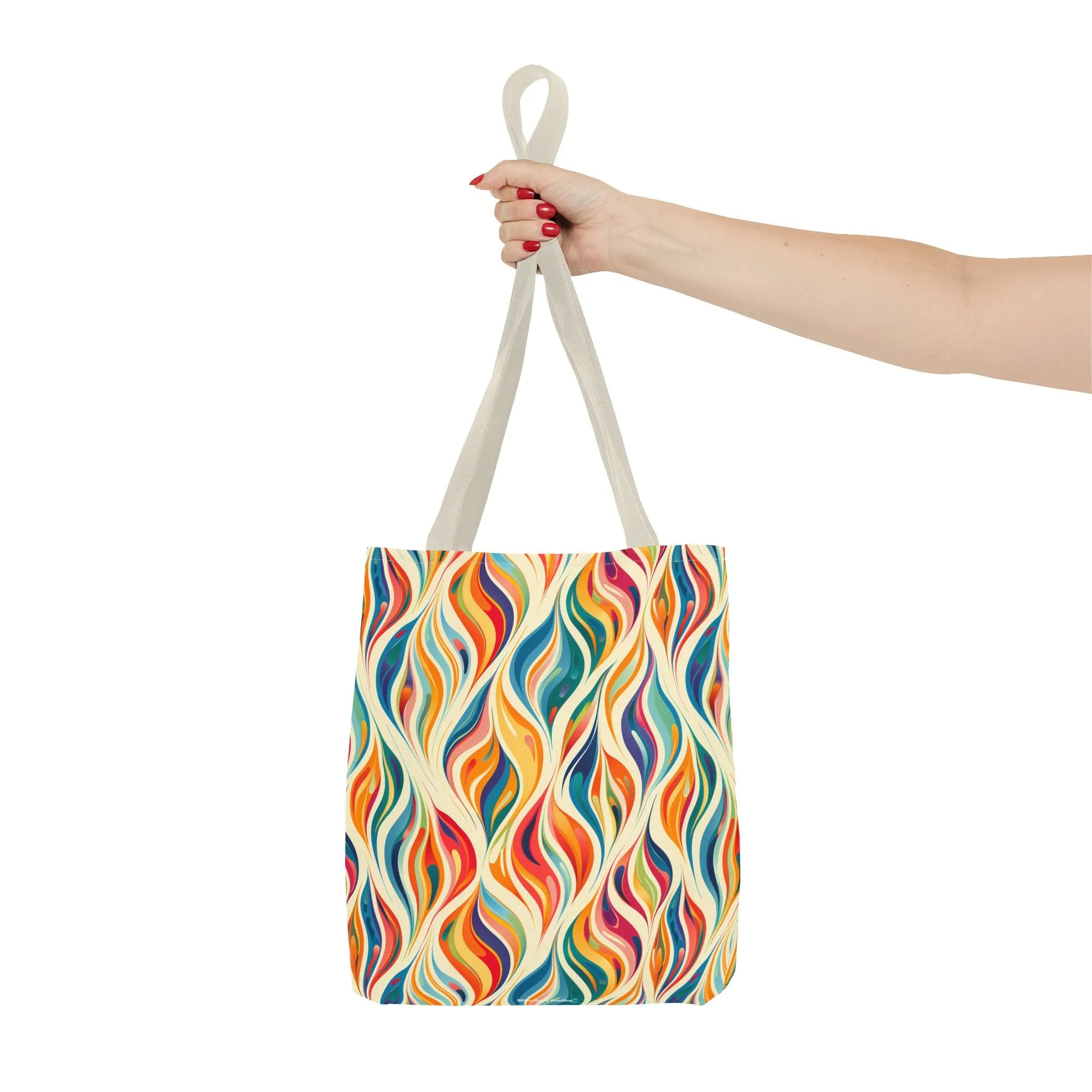 Modern Art Flames Tote Bag - Carry Our Modern Art Tote to Set Your Style Ablaze! Available in 3 sizes.
