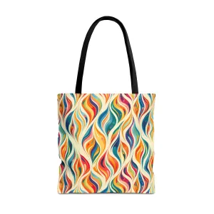 Modern Art Flames Tote Bag - Carry Our Modern Art Tote to Set Your Style Ablaze! Available in 3 sizes.