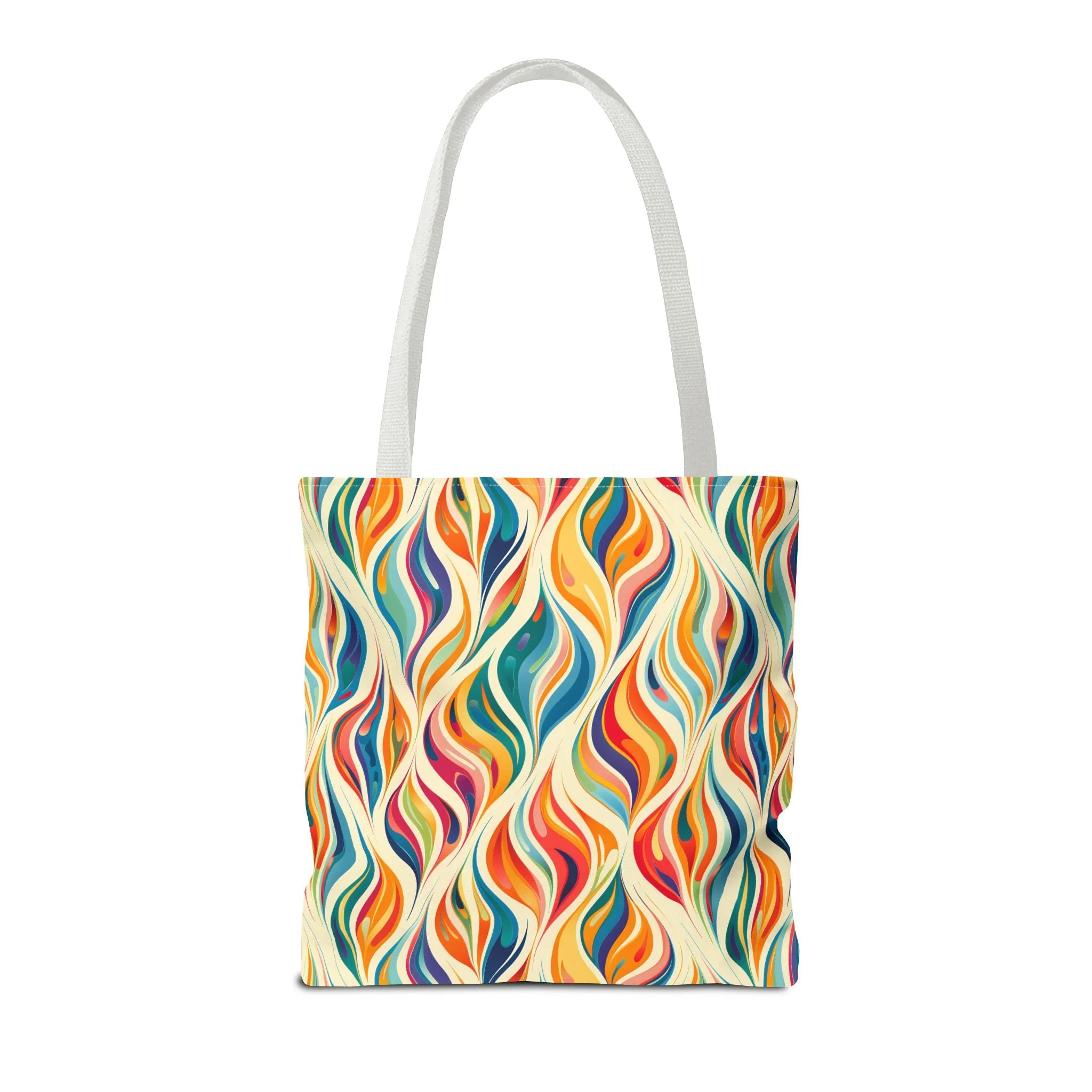 Modern Art Flames Tote Bag - Carry Our Modern Art Tote to Set Your Style Ablaze! Available in 3 sizes.