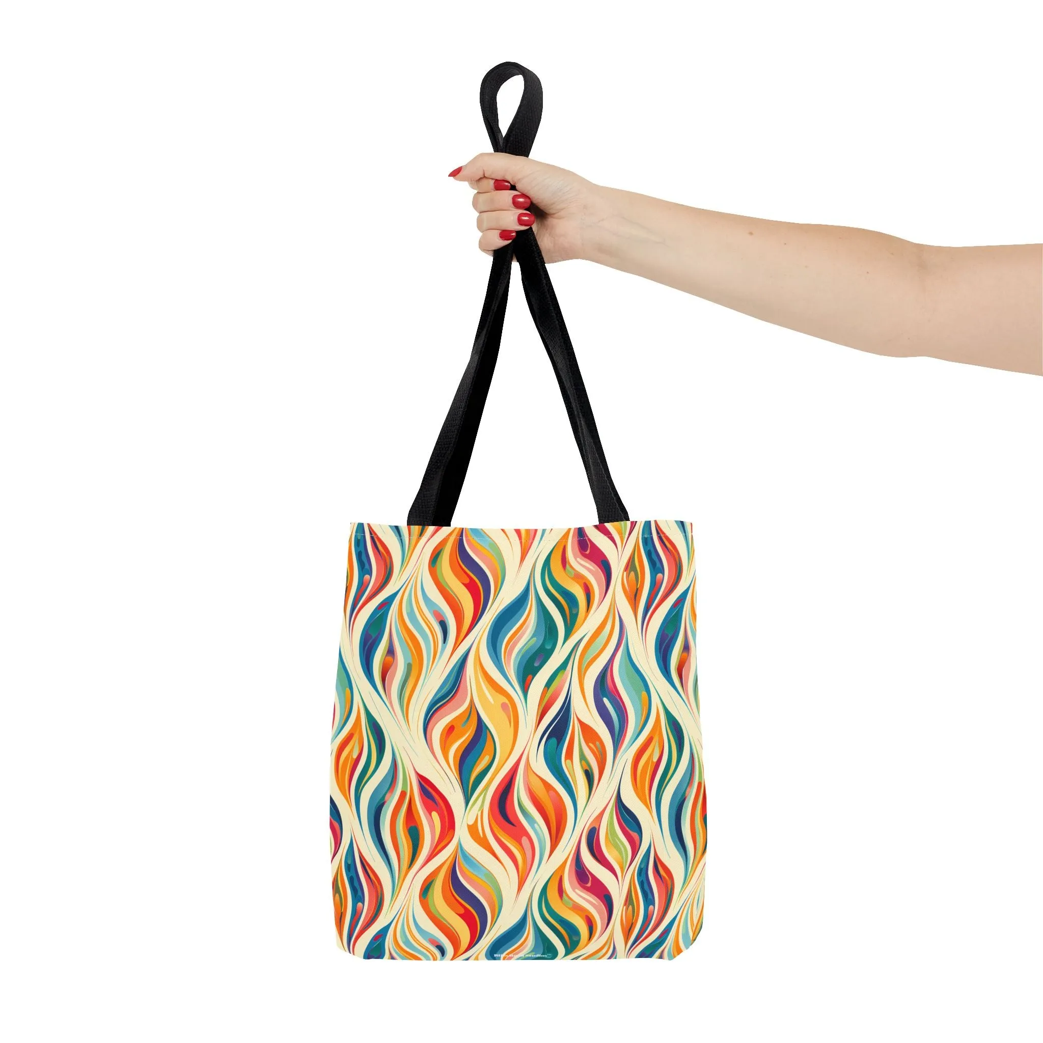 Modern Art Flames Tote Bag - Carry Our Modern Art Tote to Set Your Style Ablaze! Available in 3 sizes.