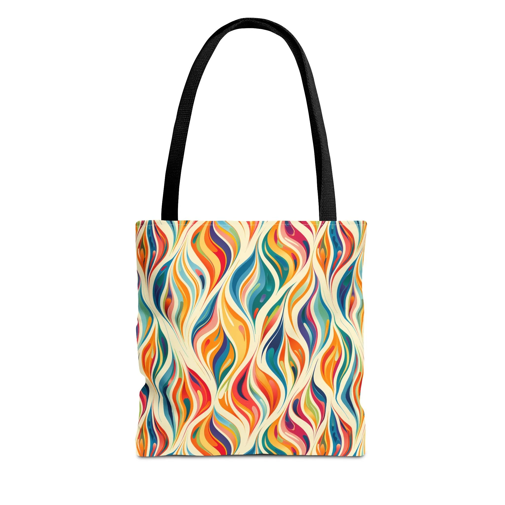 Modern Art Flames Tote Bag - Carry Our Modern Art Tote to Set Your Style Ablaze! Available in 3 sizes.