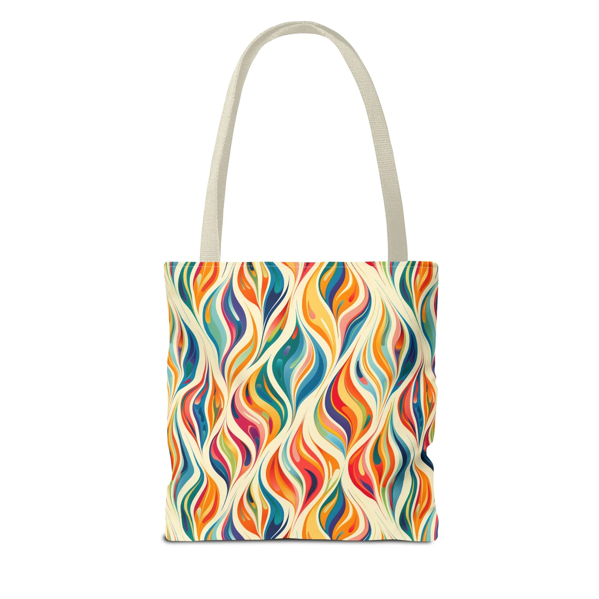 Modern Art Flames Tote Bag - Carry Our Modern Art Tote to Set Your Style Ablaze! Available in 3 sizes.