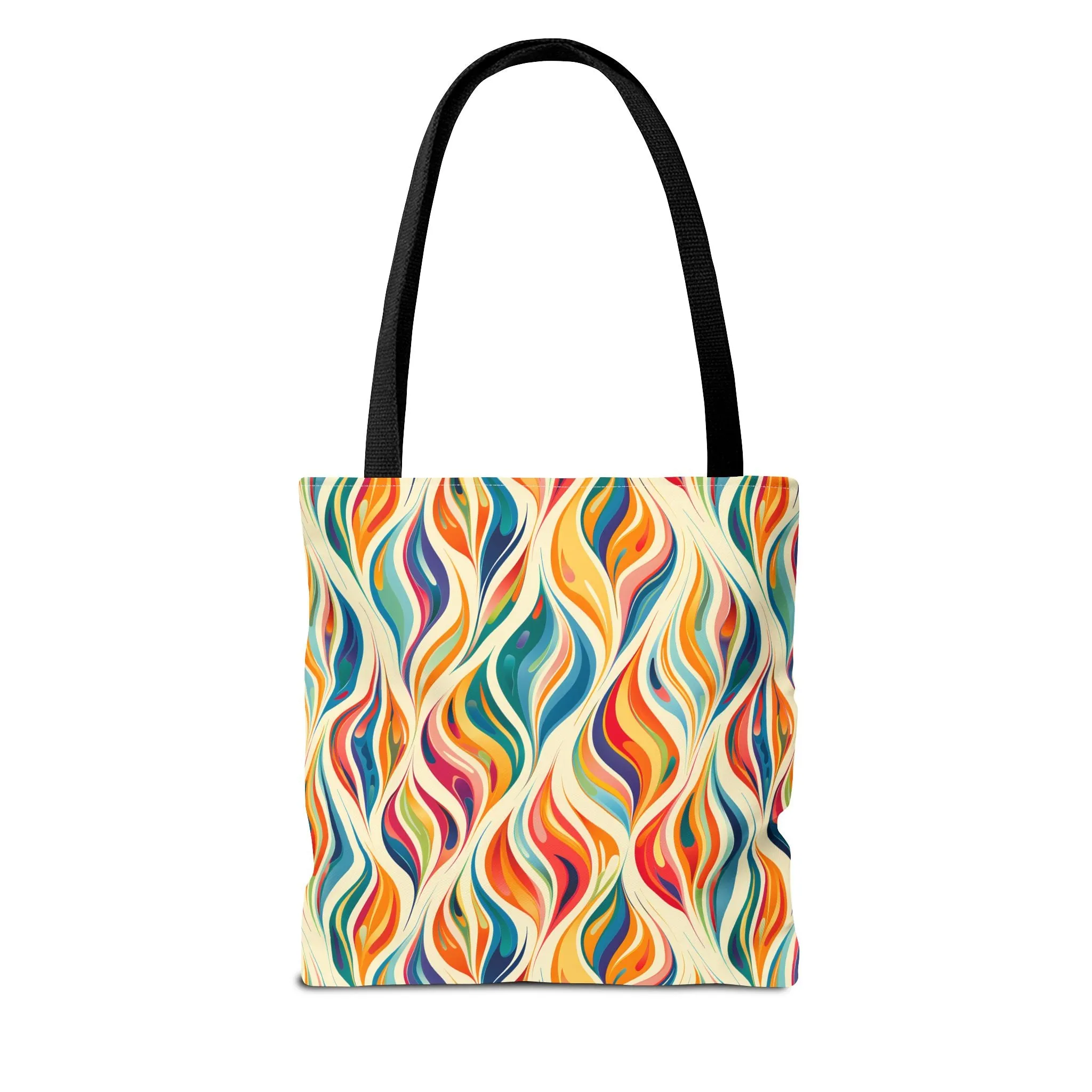 Modern Art Flames Tote Bag - Carry Our Modern Art Tote to Set Your Style Ablaze! Available in 3 sizes.
