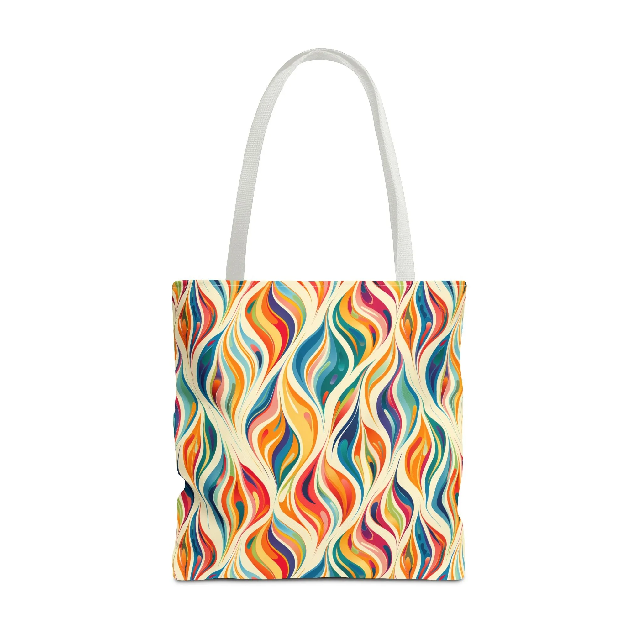 Modern Art Flames Tote Bag - Carry Our Modern Art Tote to Set Your Style Ablaze! Available in 3 sizes.