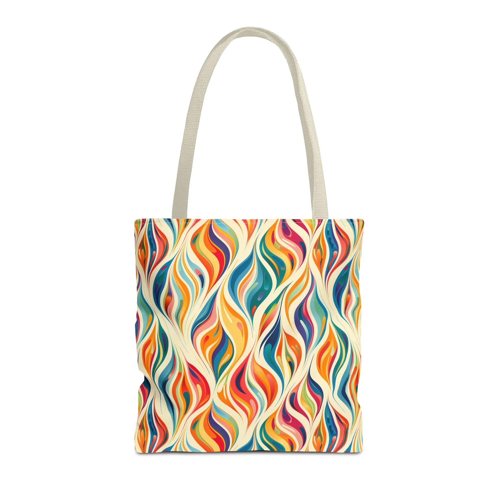 Modern Art Flames Tote Bag - Carry Our Modern Art Tote to Set Your Style Ablaze! Available in 3 sizes.
