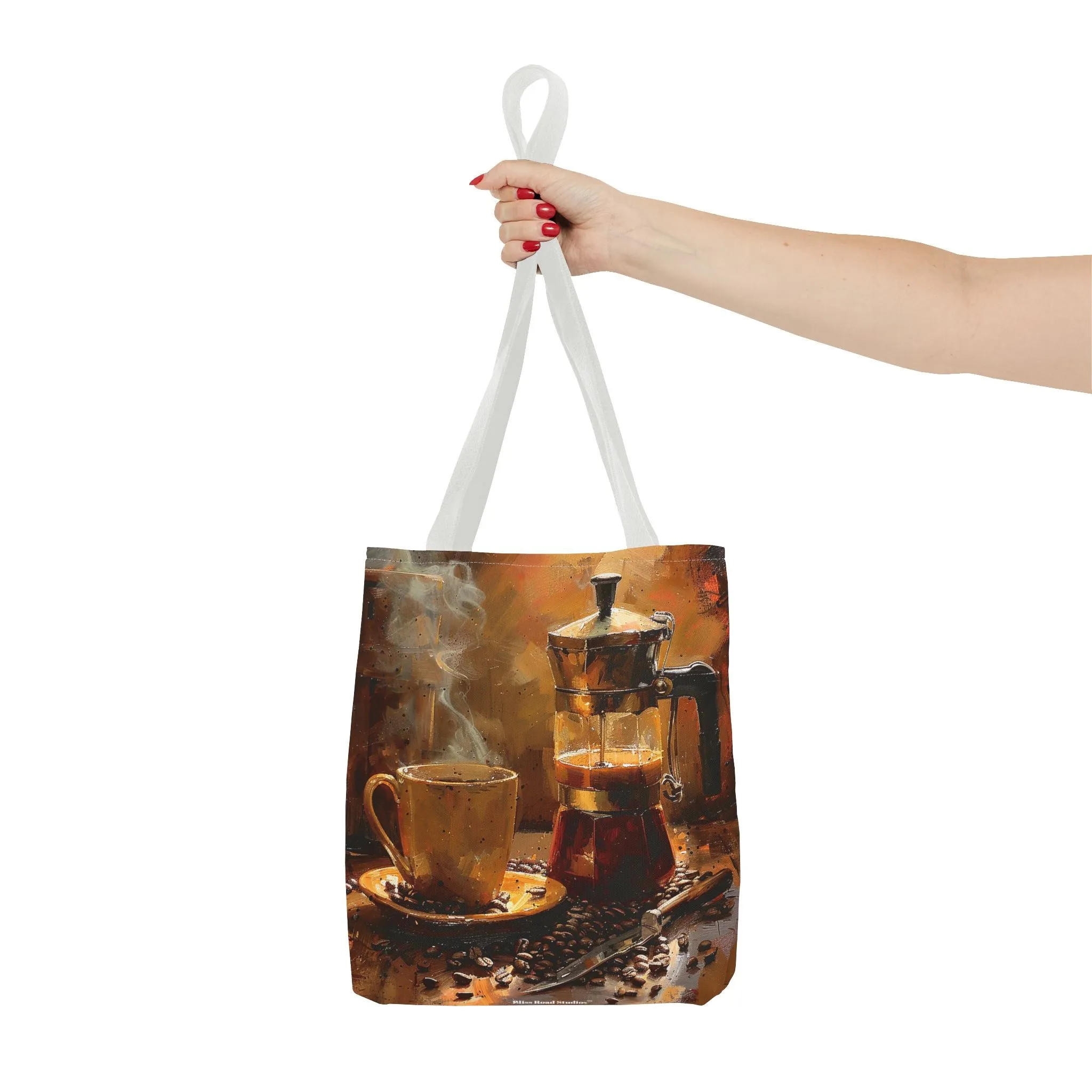 Morning Brew Magic Tote Bag - Savor the Moment with Every Carry! Available in 3 sizes.
