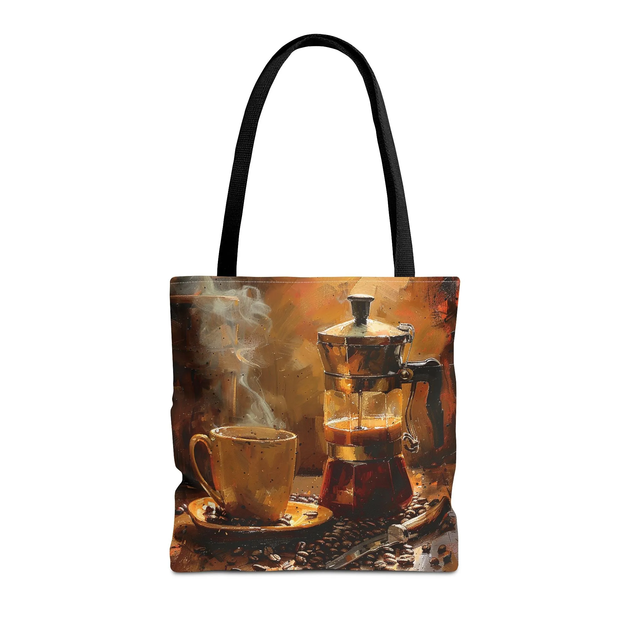 Morning Brew Magic Tote Bag - Savor the Moment with Every Carry! Available in 3 sizes.