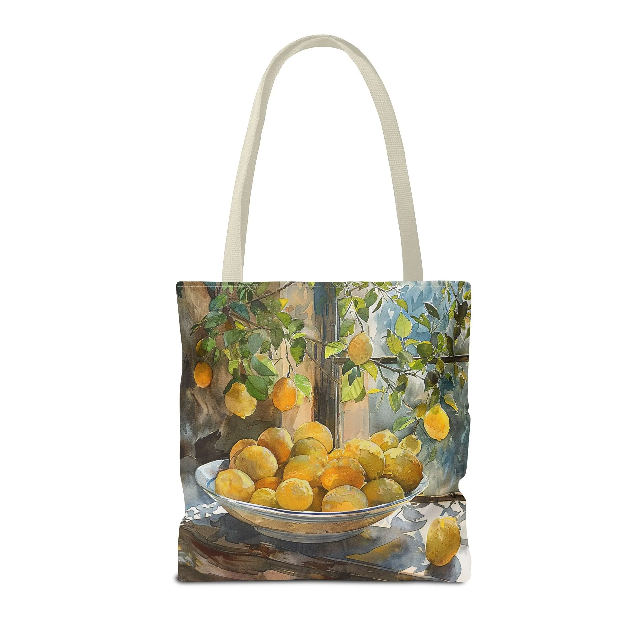 Morning Light on Lemons Tote Bag - Available in 3 sizes.