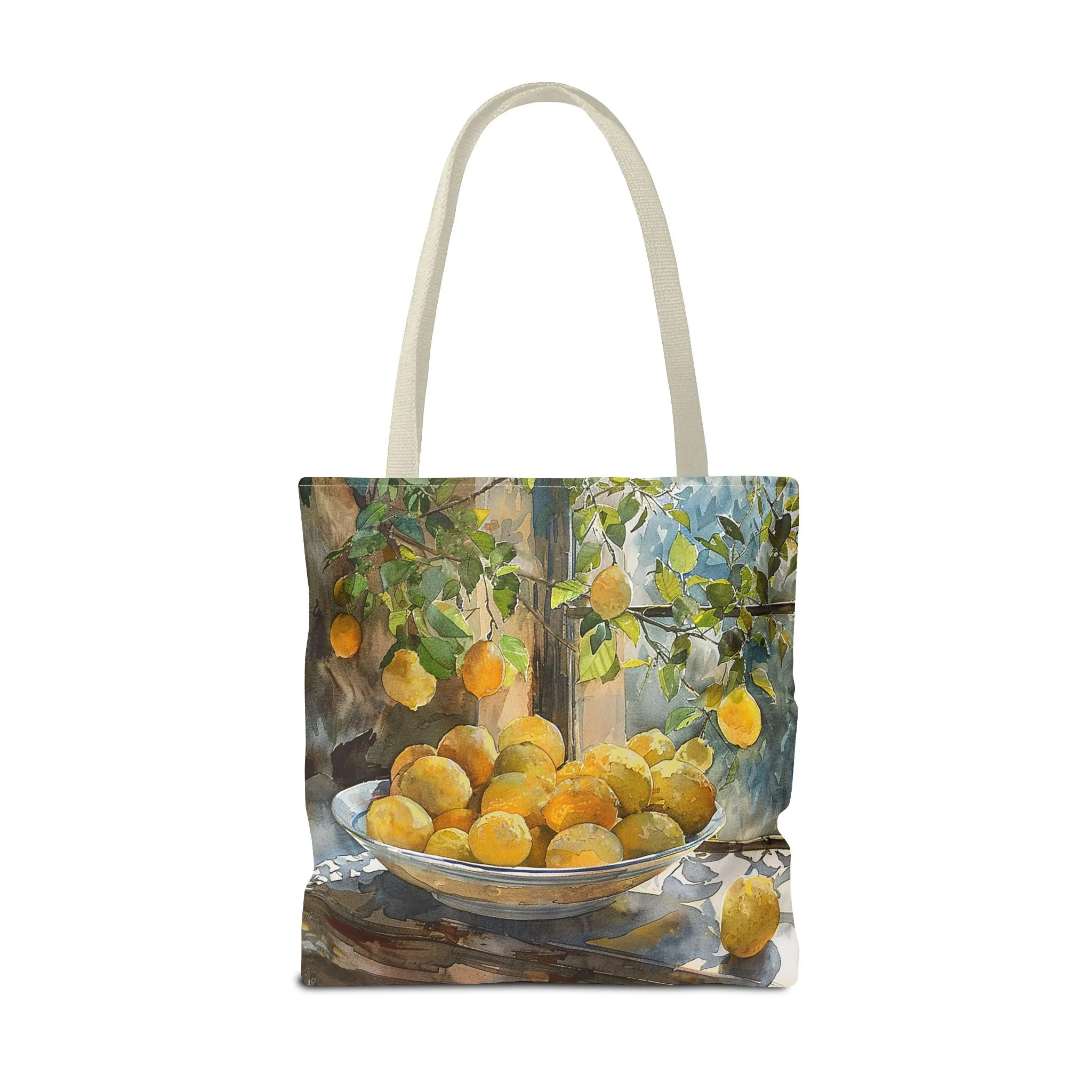 Morning Light on Lemons Tote Bag - Available in 3 sizes.