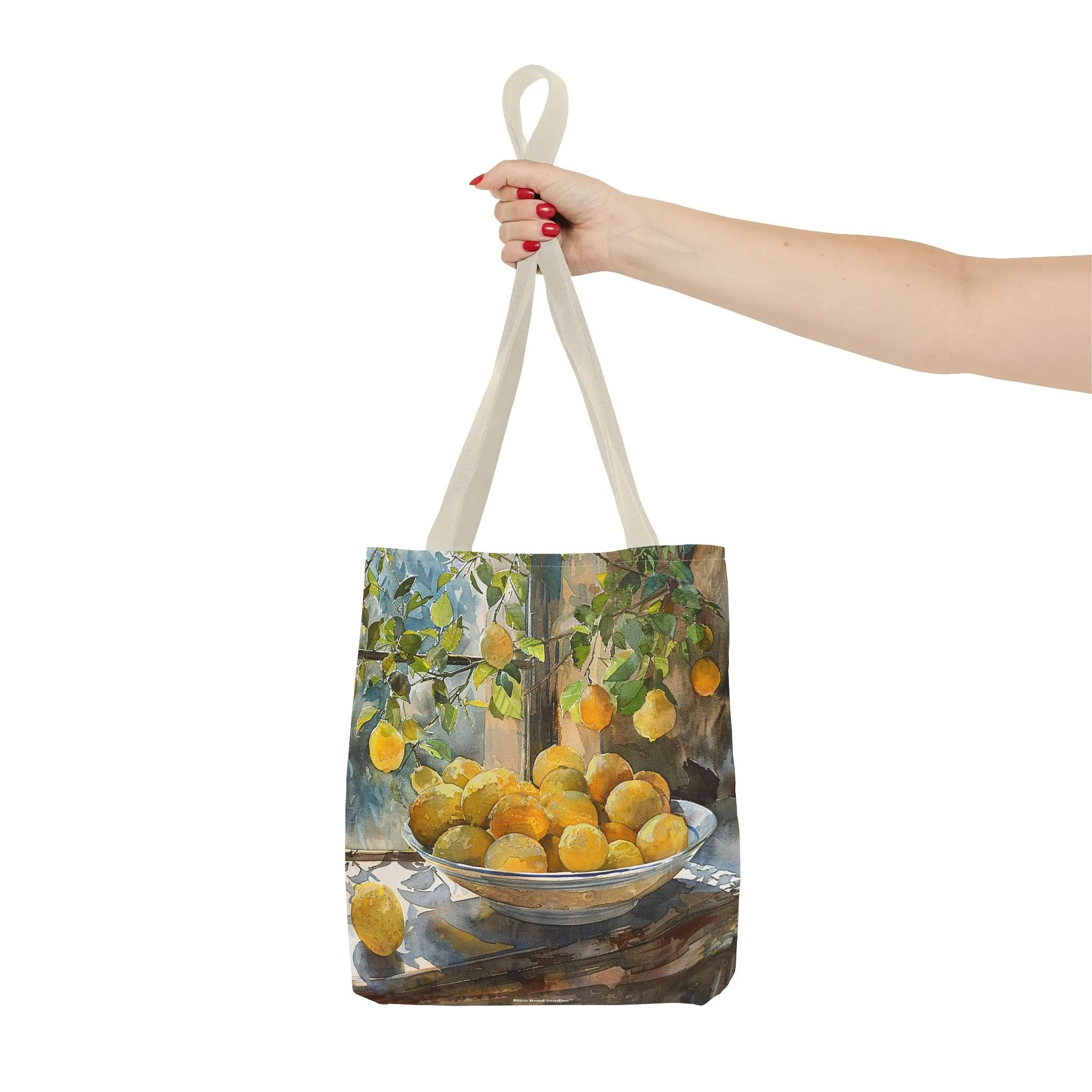 Morning Light on Lemons Tote Bag - Available in 3 sizes.