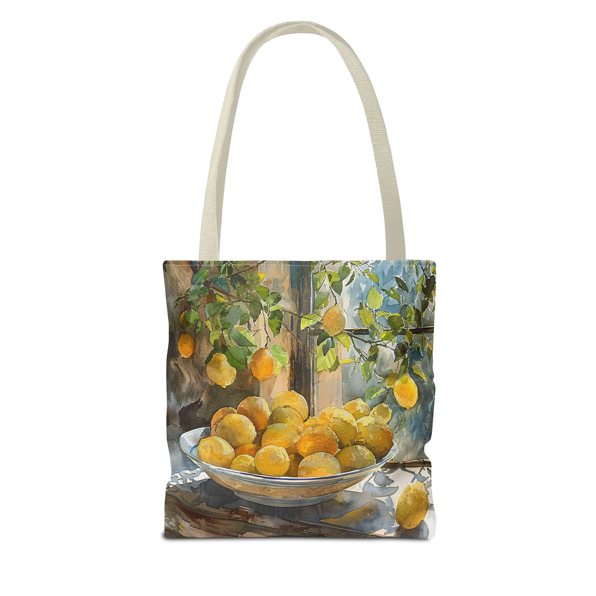 Morning Light on Lemons Tote Bag - Available in 3 sizes.