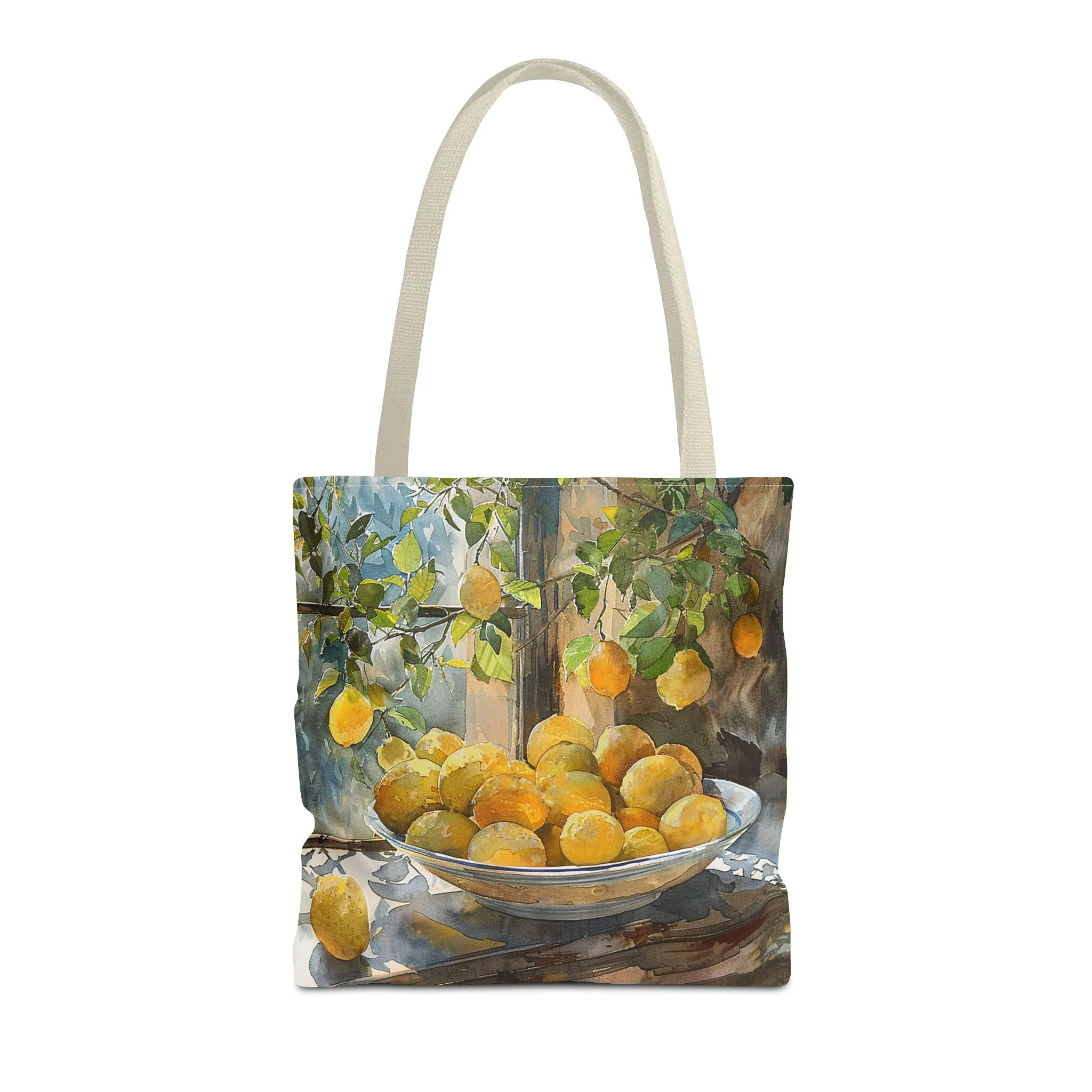 Morning Light on Lemons Tote Bag - Available in 3 sizes.