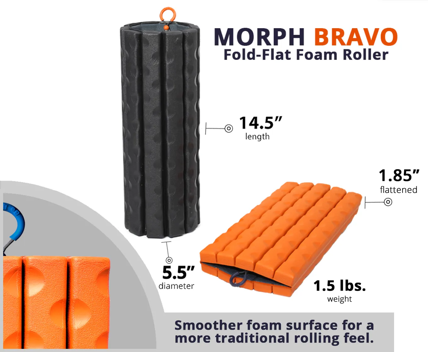 Morph Bravo Collapsible Foam Roller