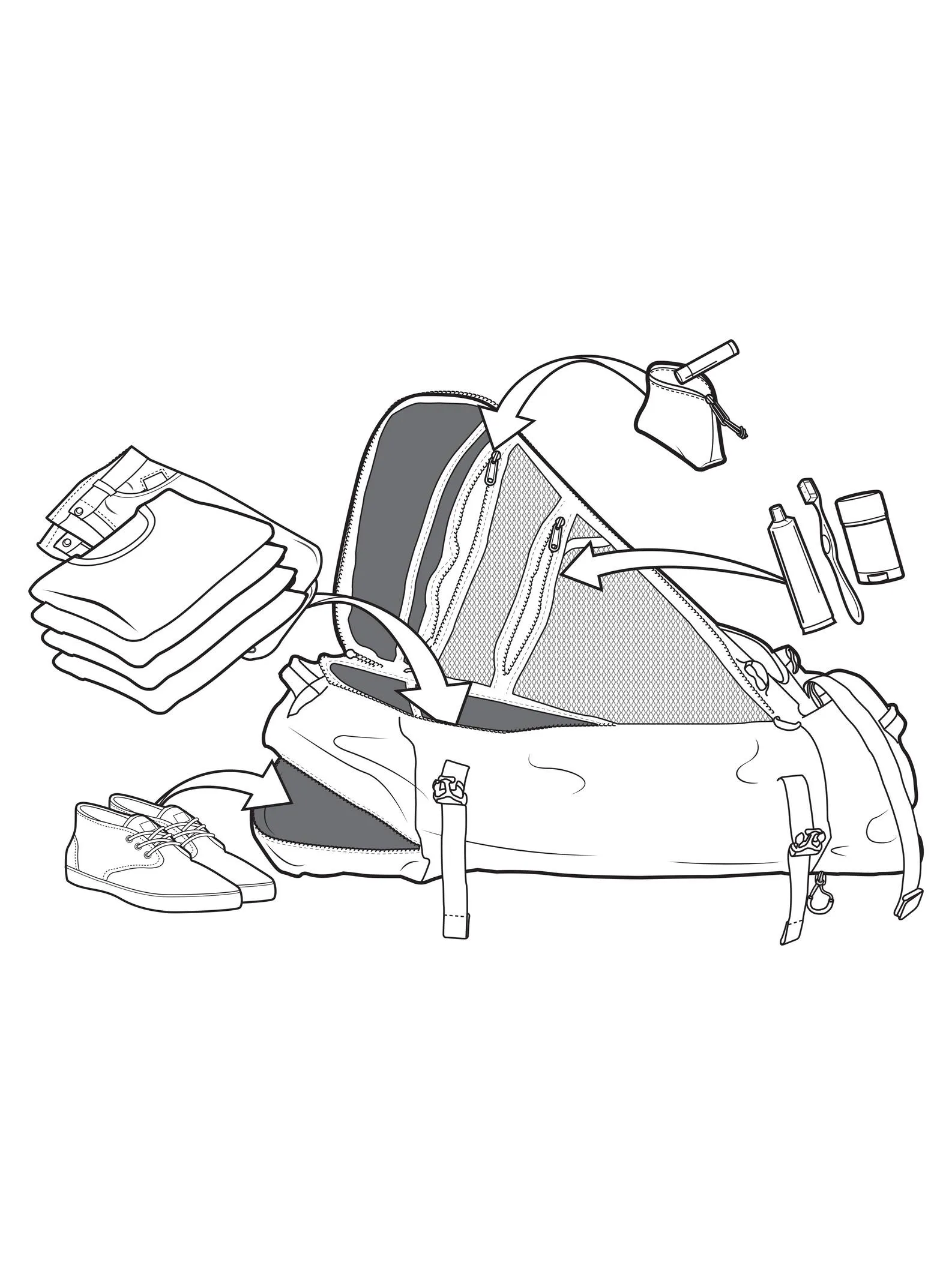 Multipath 90L Large Duffel Bag 2022