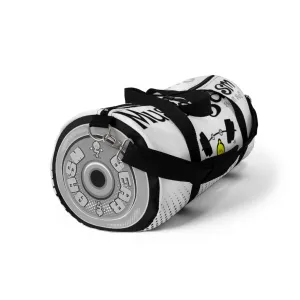 MUSCLEGASM-WHITE Duffel Bag