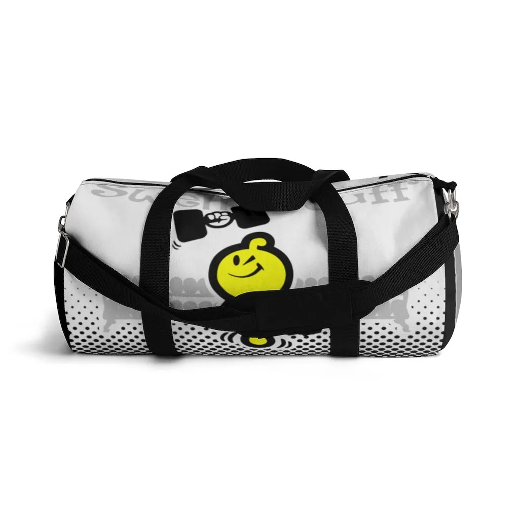 MUSCLEGASM-WHITE Duffel Bag