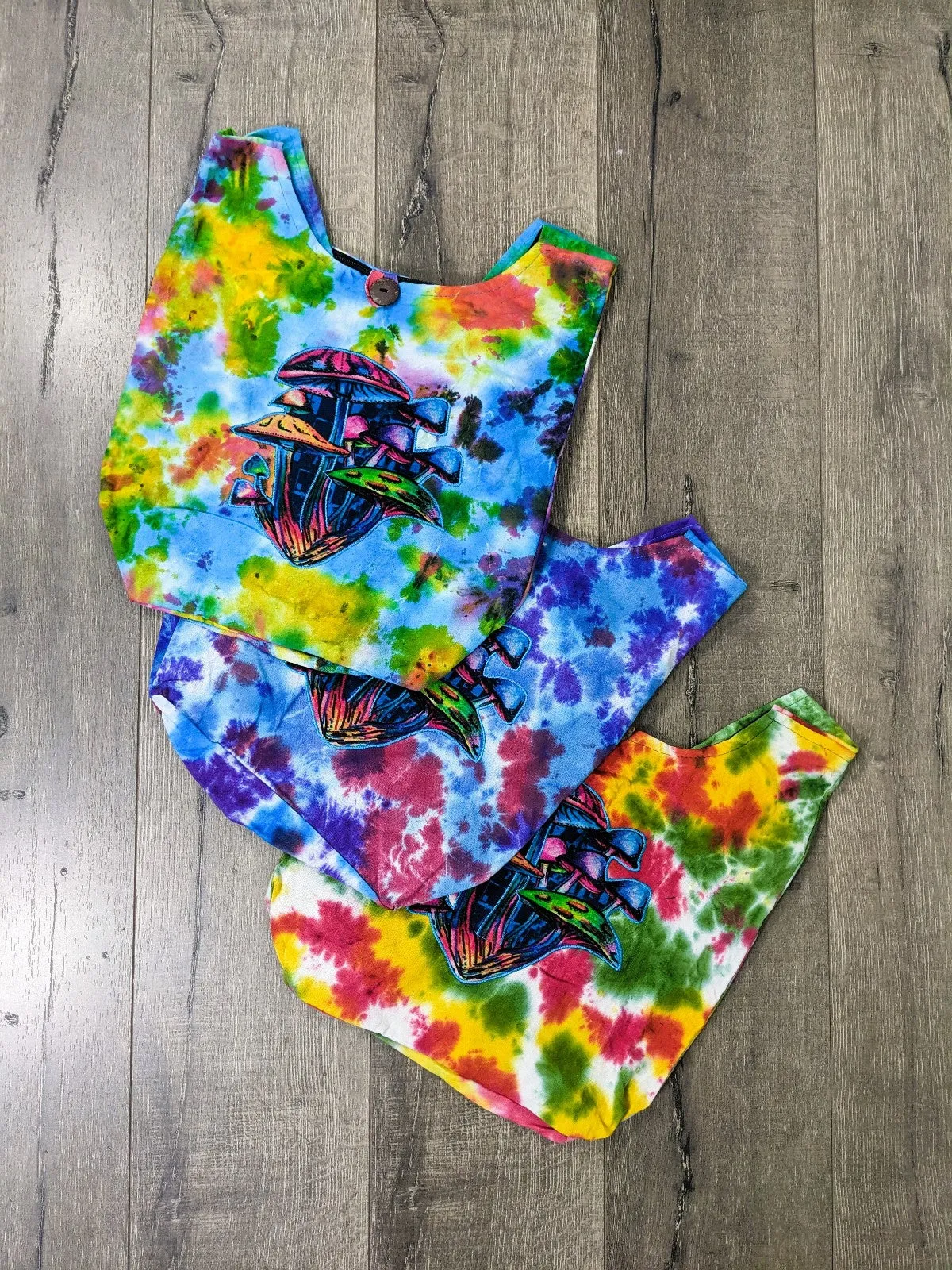 Mushroom Tie Dyed Shoulder Bag