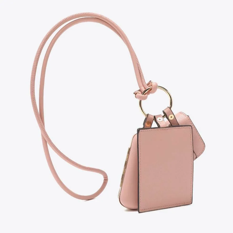Nicole Lee USA Vegan Leather 3-Piece Women Lanyard Set