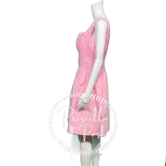 NWT Lilly Pulitzer Addison One-Shoulder Dress Pink 8