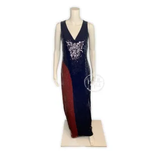 NWT Tory Burch Ophelia Color Block Sequin Dress
