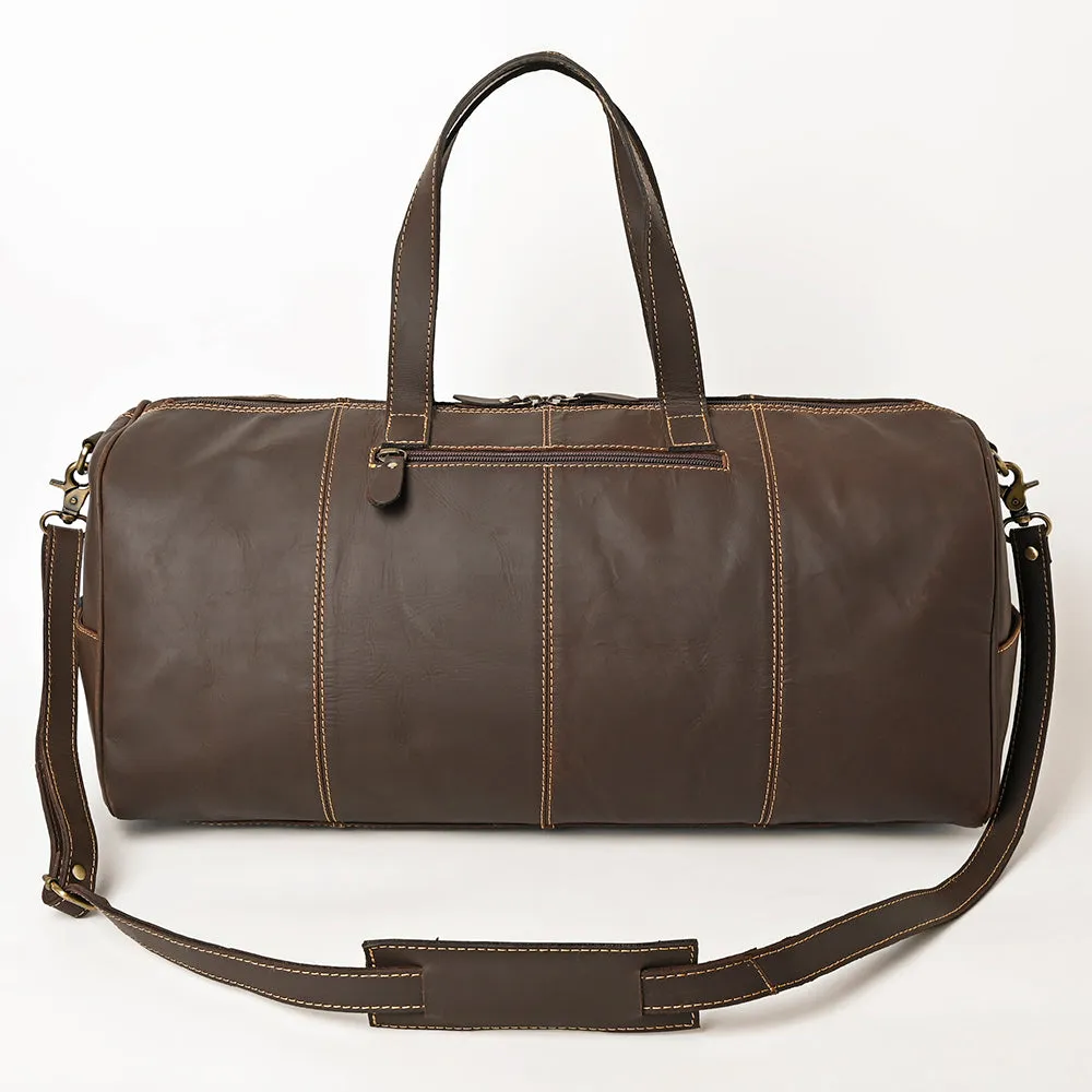 OHLAY OHA101E DUFFEL Upcycled Wool Genuine Leather women bag western handbag purse