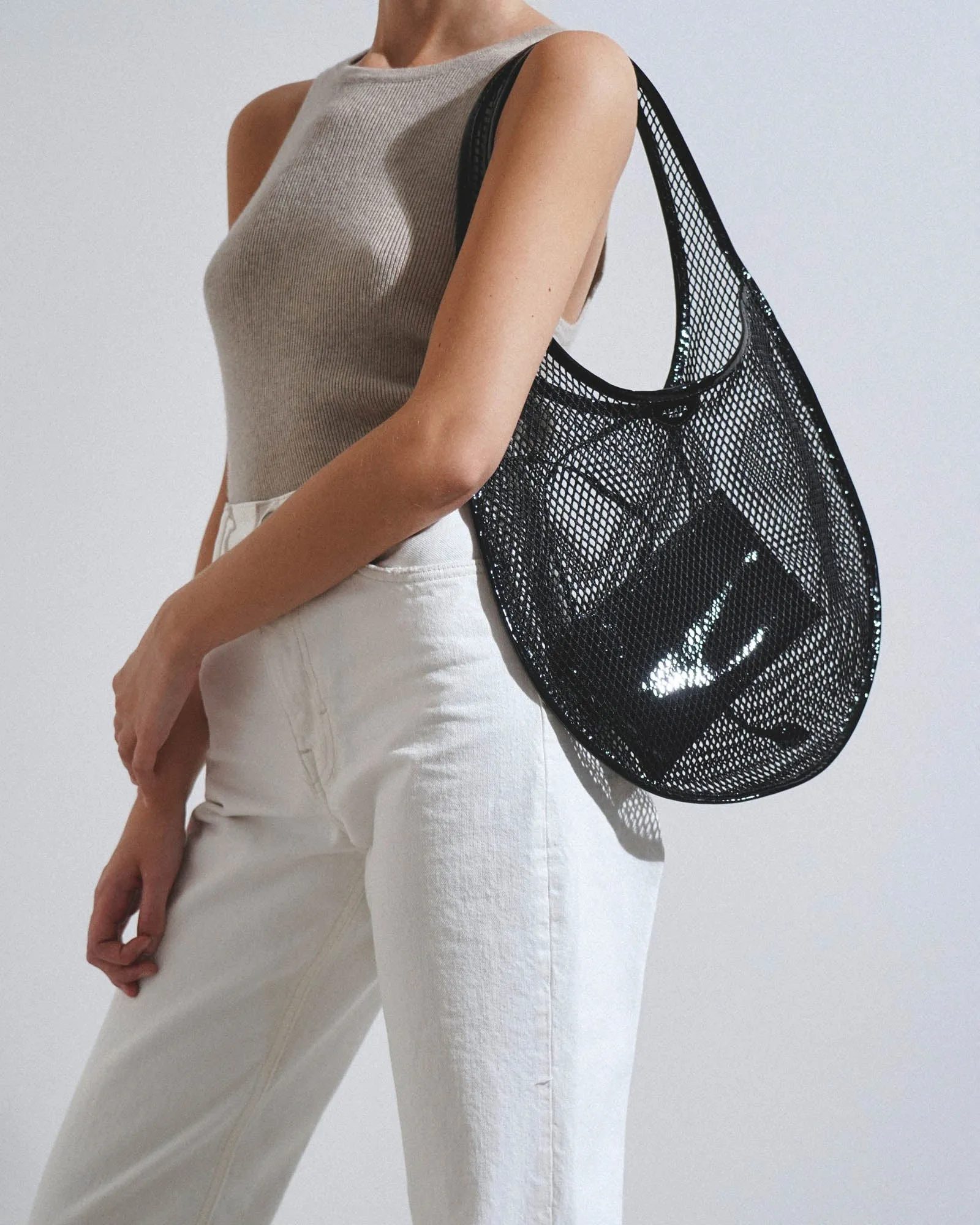 One piece medium black bag