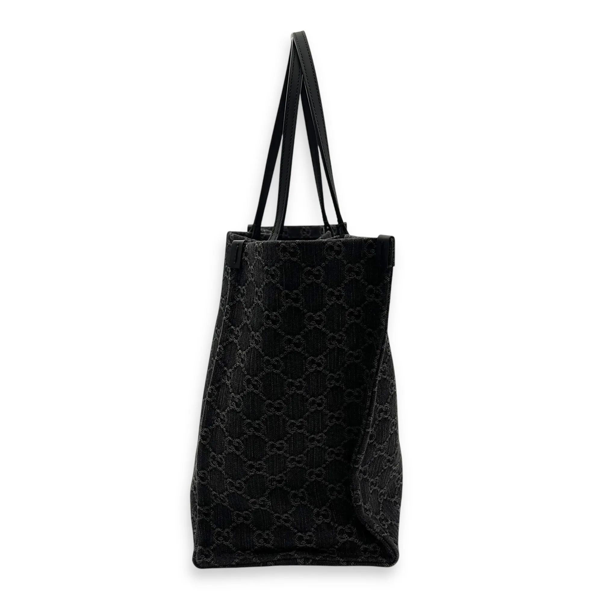 Ophidia Large Grey Tote Bag in Denim