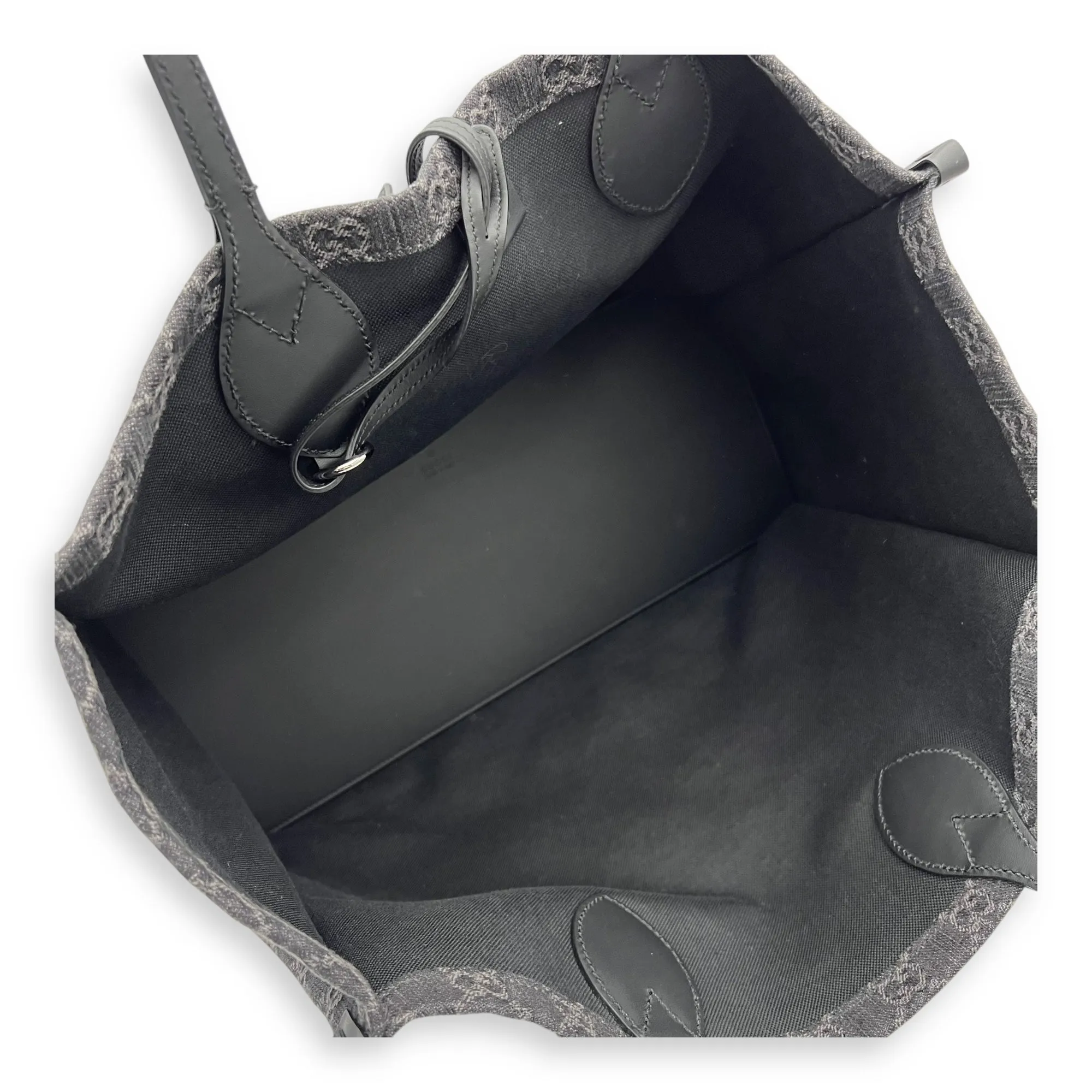 Ophidia Large Grey Tote Bag in Denim