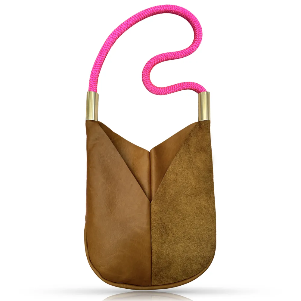 Original Wildwood Bag | Large Crossbody in Beach Nut Leather