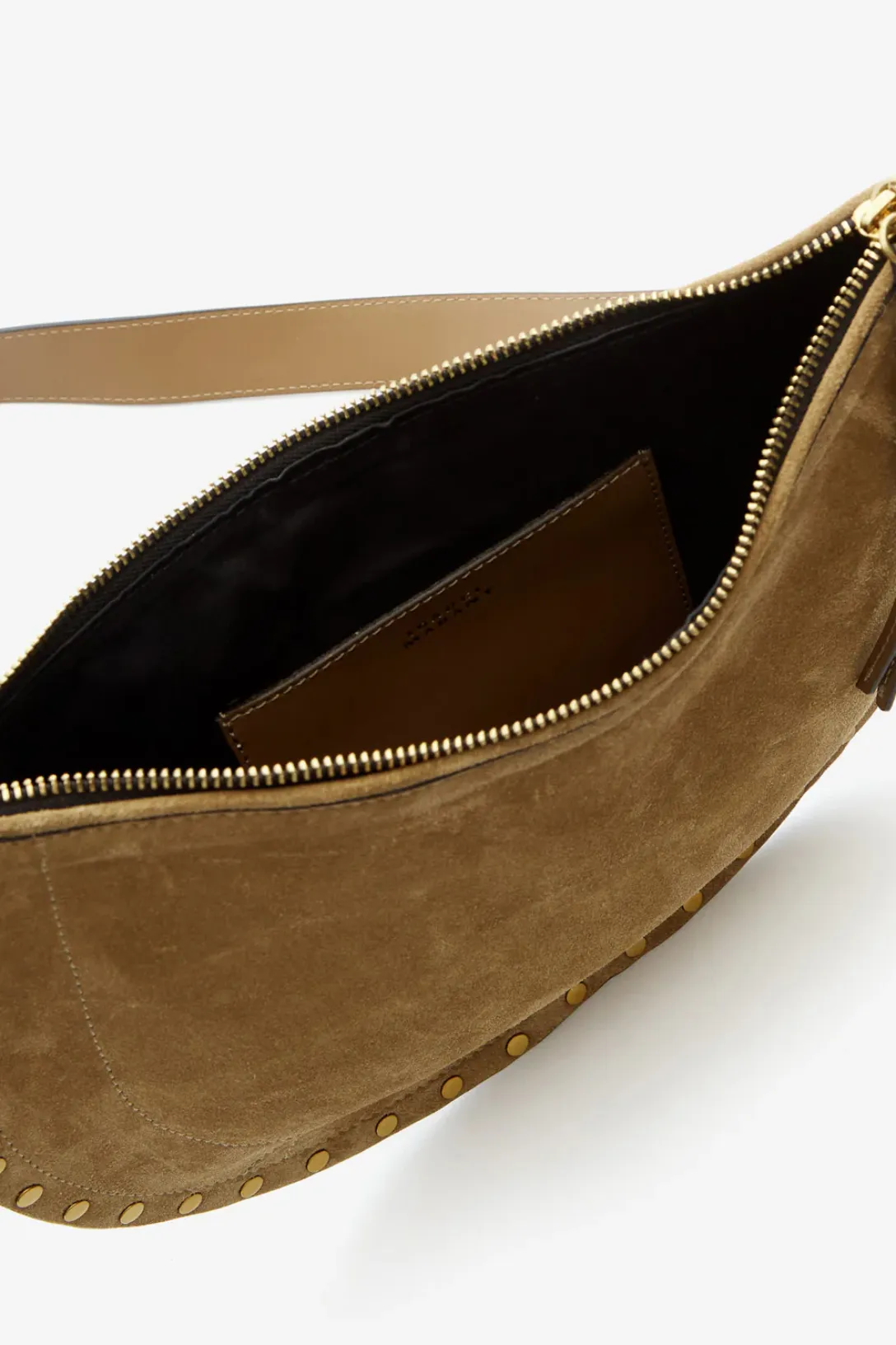 Oskan Soft Zip Handbag | Taupe