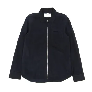 Our Legacy Navy Suede Zip Jacket Size 46