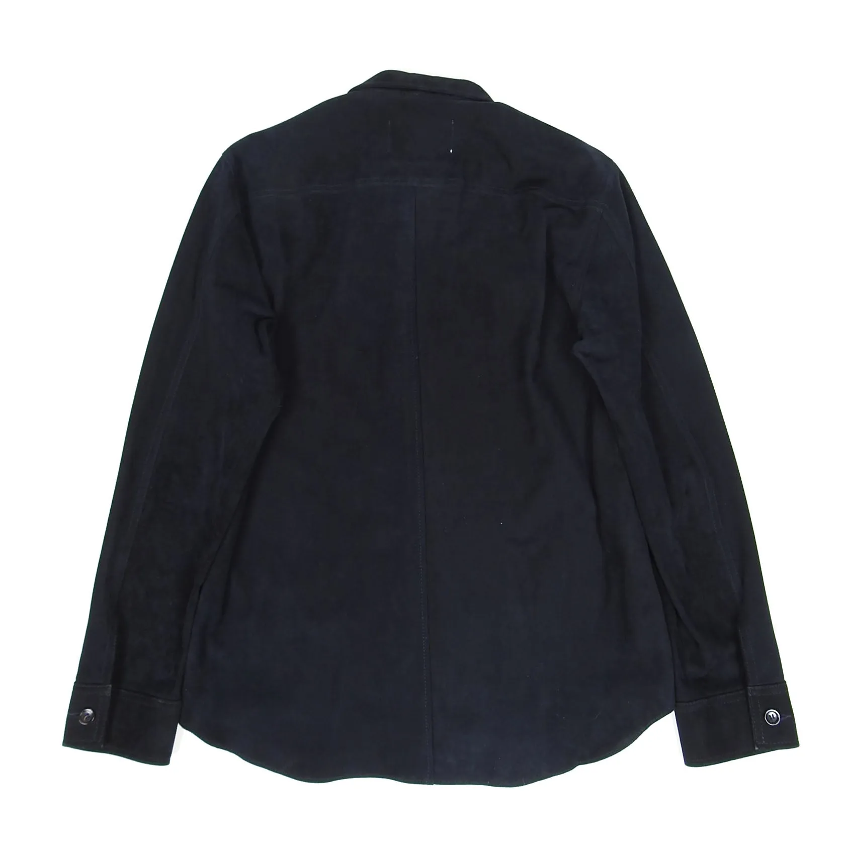 Our Legacy Navy Suede Zip Jacket Size 46