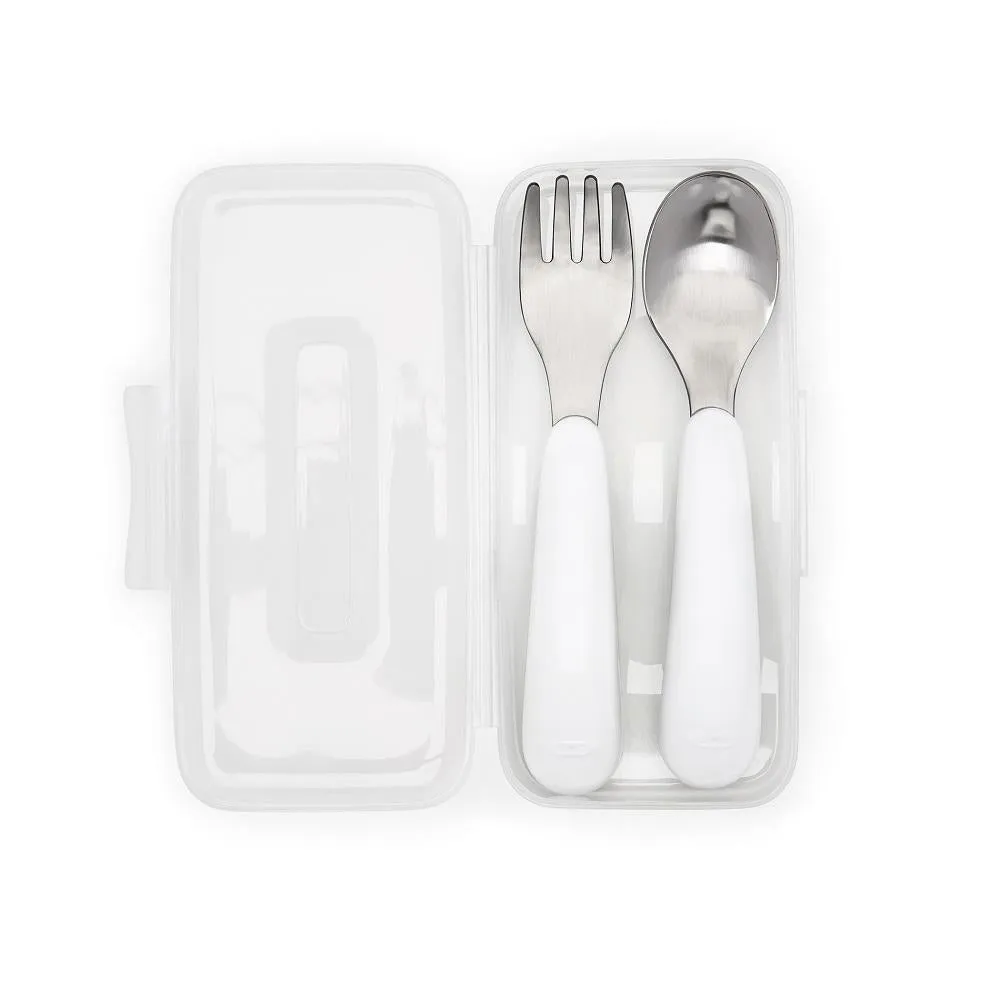 Oxo Tot On-the-Go Fork and Spoon Set (Tot Navy)