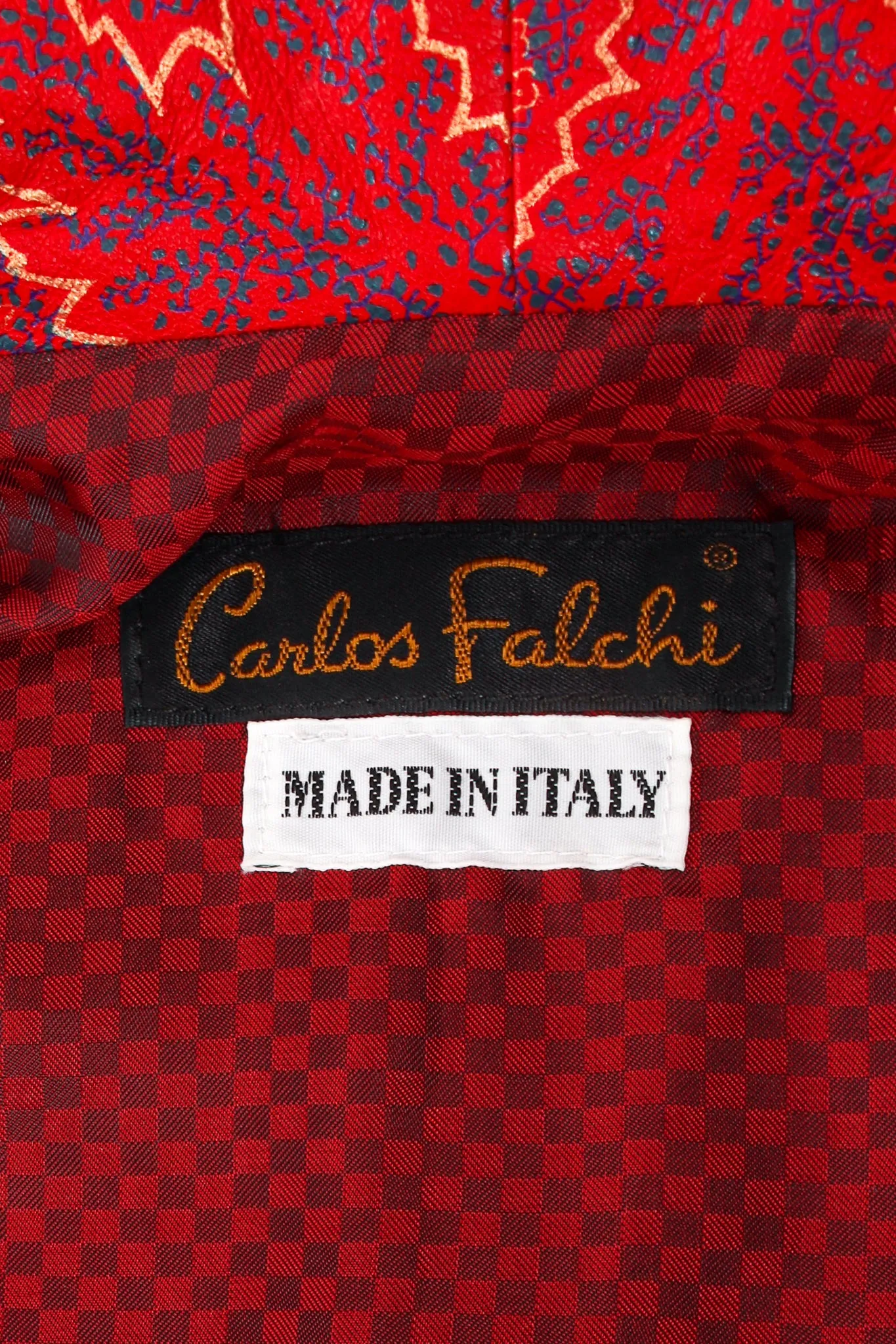 Paisley Leather Smoking Jacket