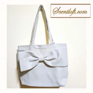 PARIS HILTON Large White Tote Bag