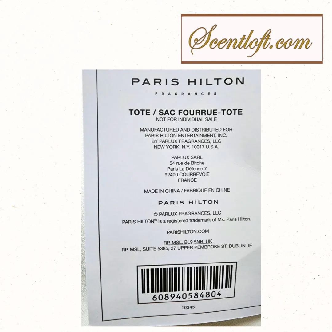 PARIS HILTON Large White Tote Bag