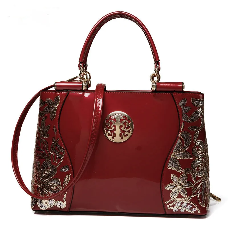 Patent Leather Bag Ladies Handbag