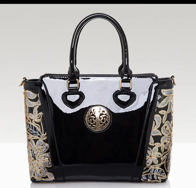 Patent Leather Bag Ladies Handbag