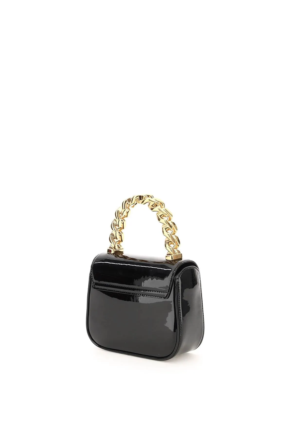 patent leather 'la medusa' mini bag