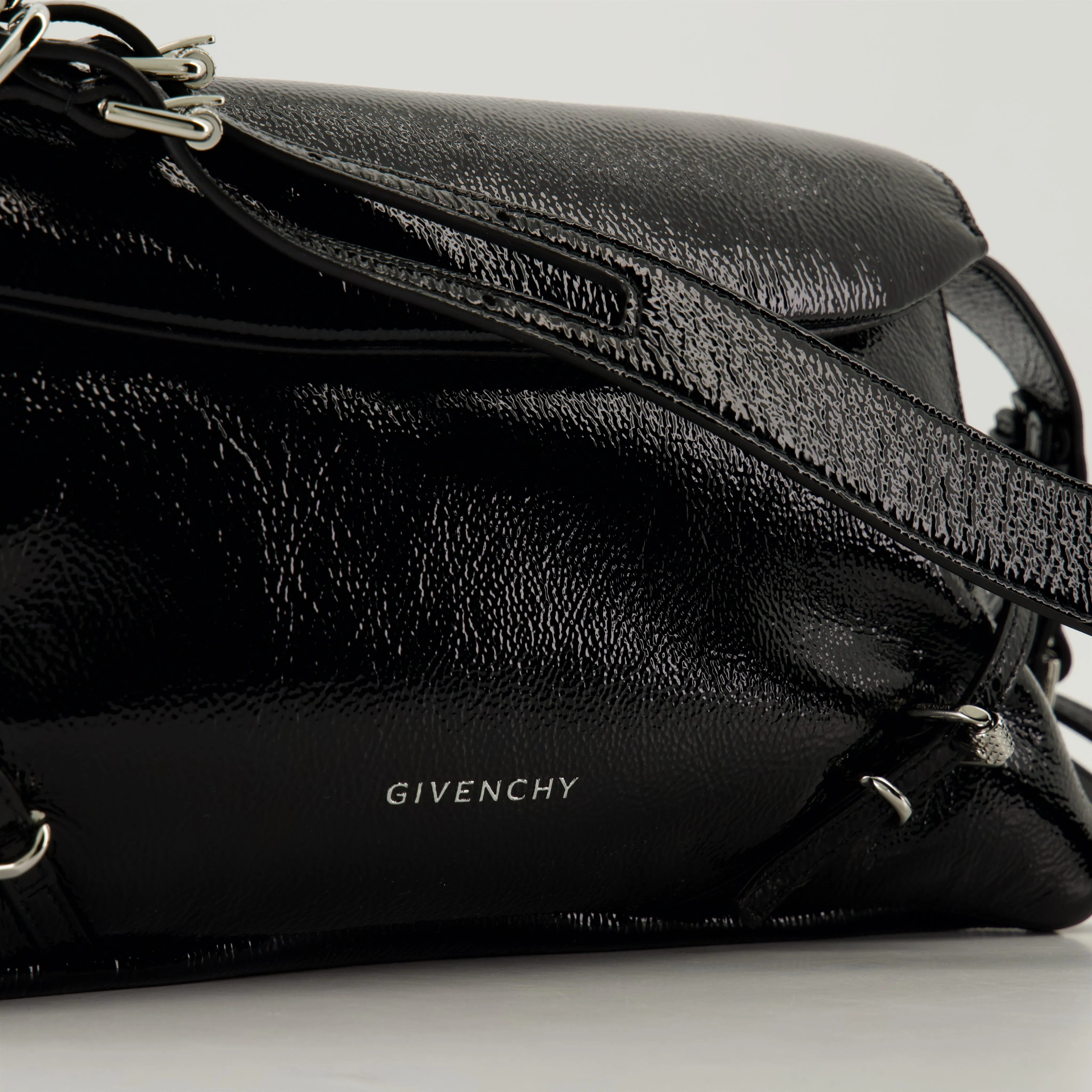 Patent Leather Shoulder Bag