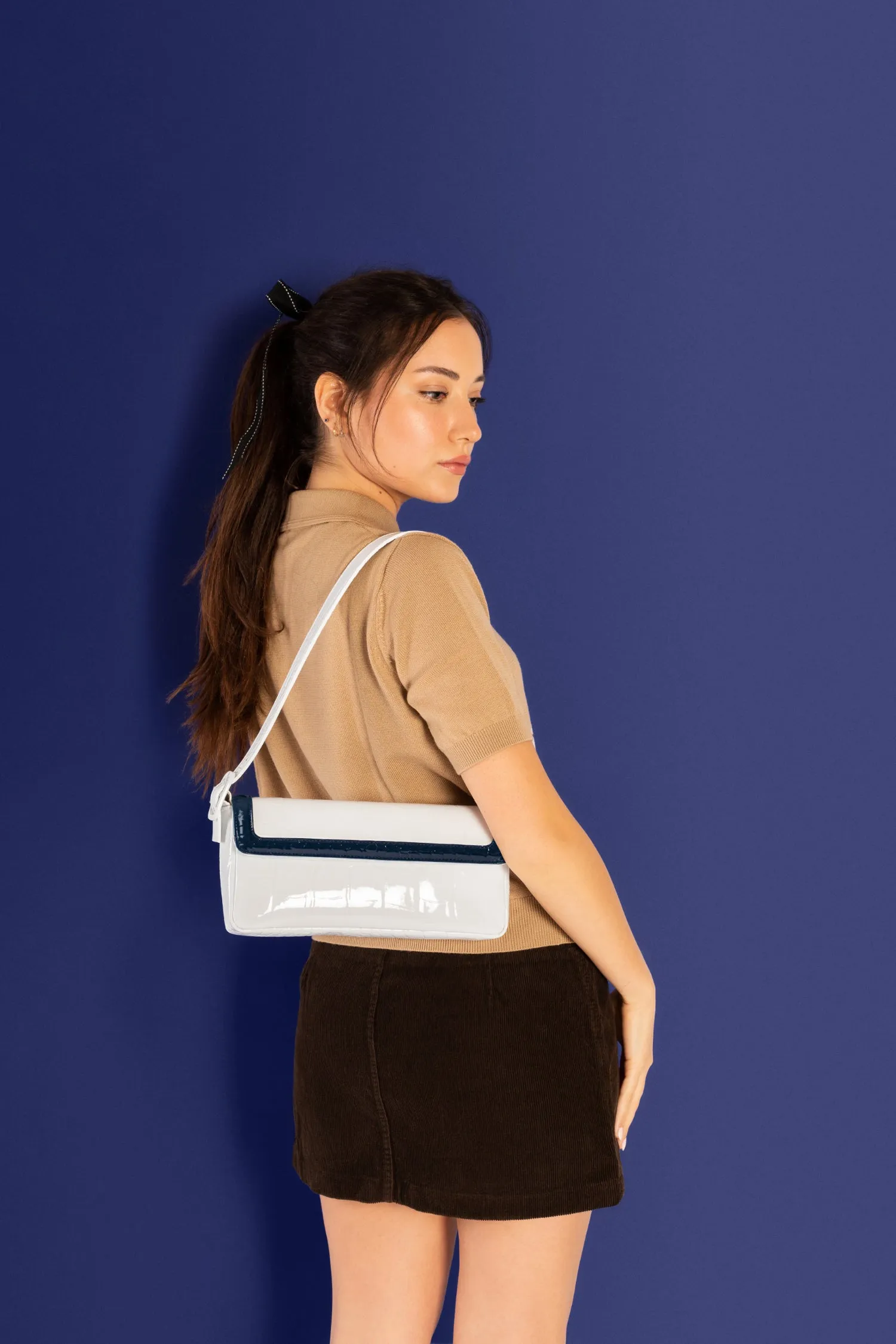 Patent Lori Shoulder Bag