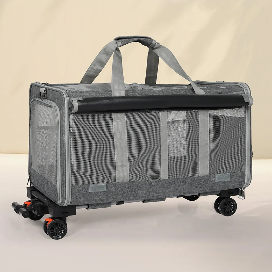 Pawz Pet Carrier 4 Wheel Portable Rolling Foldable