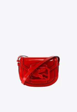 Pegaso Patent Leather Shoulder Bag